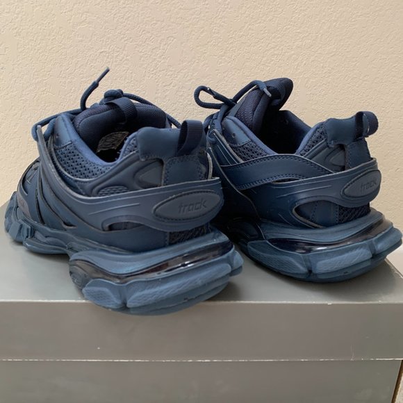 Balenciaga Track Sneakers Blue Pearl Sz 11 - Picture 12 of 16